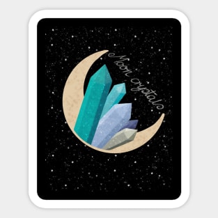 Moon crystals Sticker